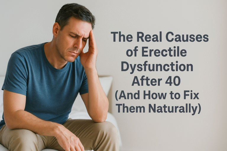 Real Causes of Erectile Dysfunction After 40: What Men Need to Understand